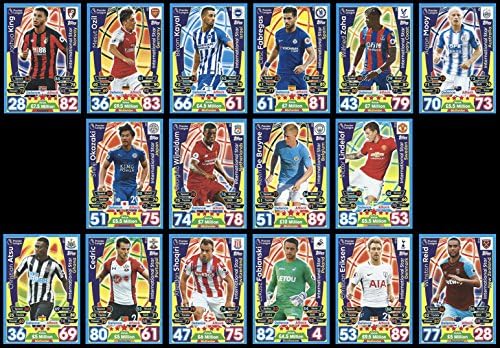 Match Attax 2017/18 International Stars FULL SET of 16 Cards