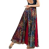 ROYAL SMEELA Lyrical Dance Skirt - Chiffon Long Skirt for Women - Flowing Dance Costume