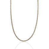 CRAFTD - Rose Gold Cuban Link Chain - Durable 18K Rose Gold & 316L Stainless Steel - Waterproof, Heat & Sweat Resistant - Gifts for Men - Men's Jewelry