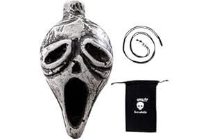 Aztec Death Whistle Skull Loud Screaming, Aztec War Halloween Ghost Whistle, Authentic Human Sound, Mexican Day Of The Dead H