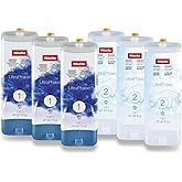 Miele 11504740 UltraPhase 1 and 2 Detergents, Laundry Detergent Cartridge Set, Half Year Supply, 6 Cartridges, 3 x Up 1 and 3