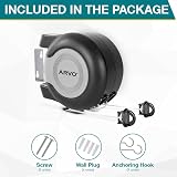 ARVO Wall Mounted Double Retractable Washing Line 30m Indoor Outdoor view 5