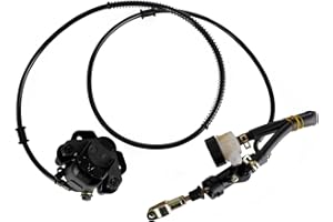 Bruce & Shark Go Kart Rear Brake Caliper Kit for 50cc 70cc 90cc 110cc 125cc 150cc 200cc - Fits for Quad ATV, Go Kart, Golf Cart, and Drift Trike - Complete Hydraulic Brake Assembly