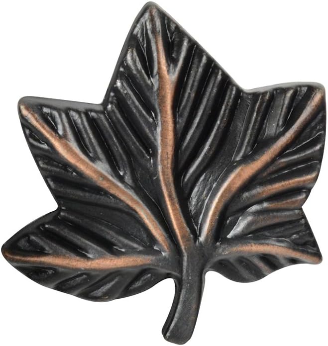 Knob Deals #2857 - Ivy Leaf Knob, Oil-Rubbed Bronze - 25 Pack