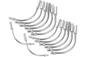 Toyvian 20pcs Stainless Steel Bike Brake Cable Housing Tubes for Mountain Bikes, Elastic and Easy to Carry