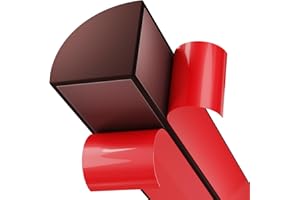 AHUA WALSONG Flexible Quarter Round Molding, Peel and Stick Silicone Flexible Moulded Trim for Corner Ceilings, Floors, Bathrooms, Kitchens, Countertops (Deep Coffee Color, 1/2 x 1/2 x 118Inch)