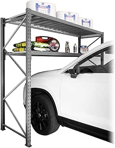 Estantería de acero para garaje, de montaje por encima del vehículo, de