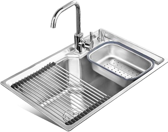 Fregadero de la cocina Fregaderos de Dos Senos 304 Acero Inoxidable