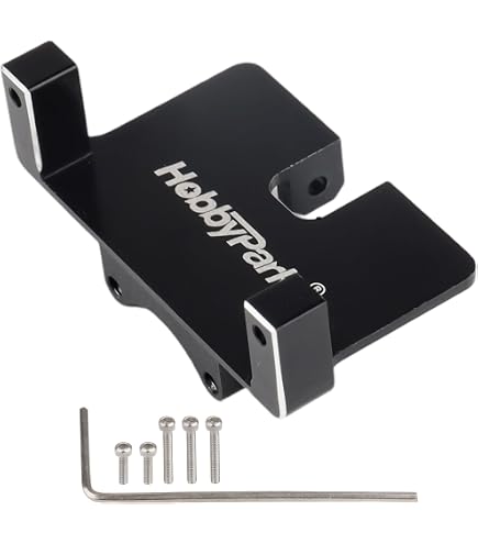 CrazyHobby Aluminum Servo Mount For Axial SCX24 – Fits Deadbolt, C10, JLU, Gladiator, Bronco RC Crawlers - View #7