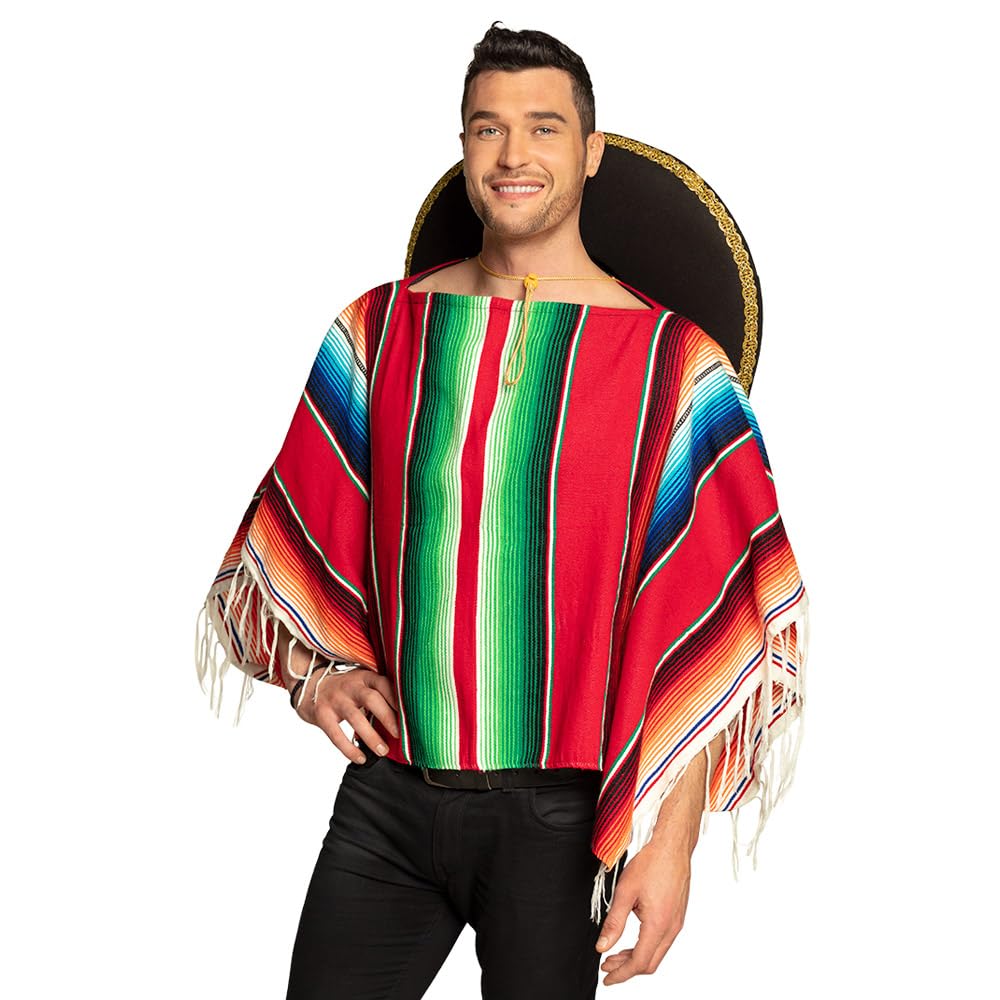 Boland 95480 Rodrigo Poncho Unisex Adult, One Size