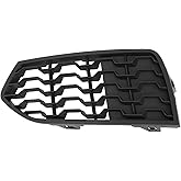 RATCHROLL Front Left Fog Light Grill for BMW 2 Series F22 2012-2017 Front Lower Bumper Fog Light Cover Inserts No.51118056797 ABS 1pc