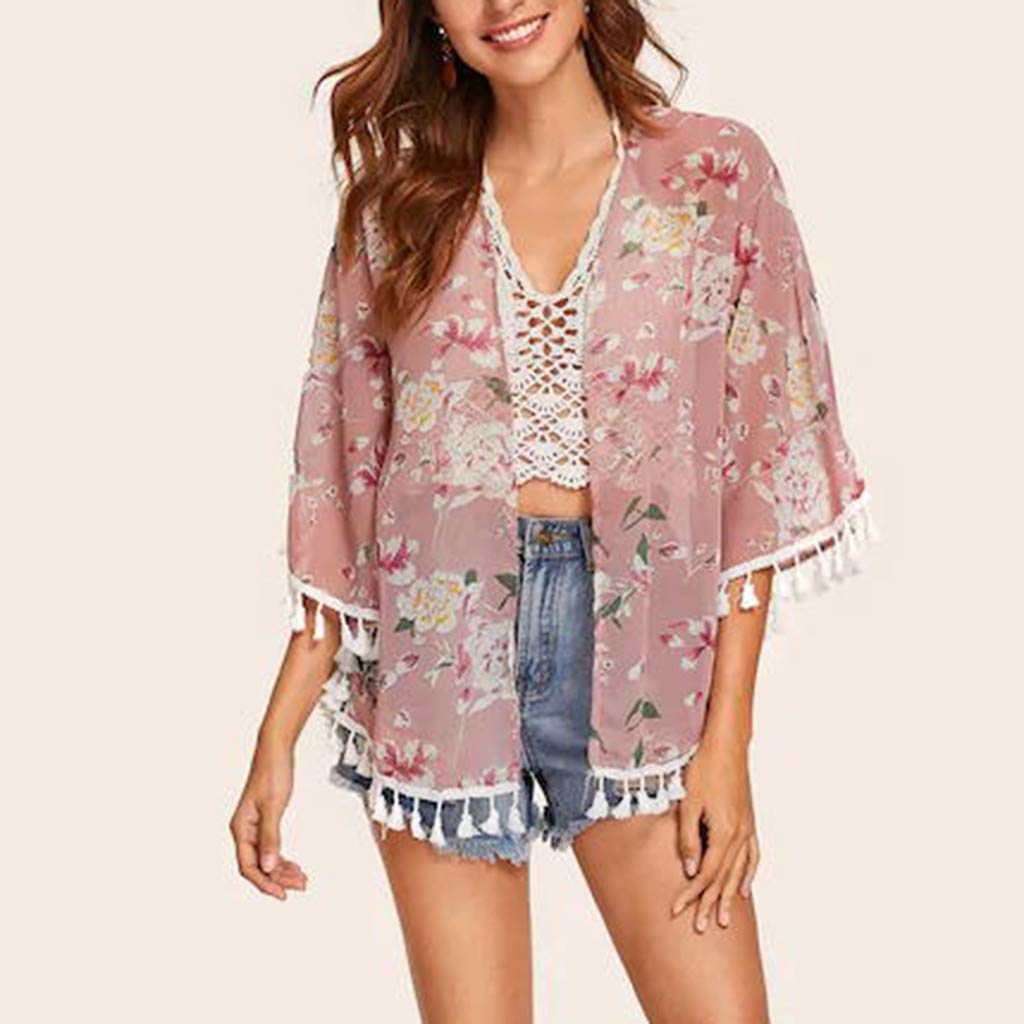 Amazoncom Trolimons Womens Bikini Cover Ups Loose Floral