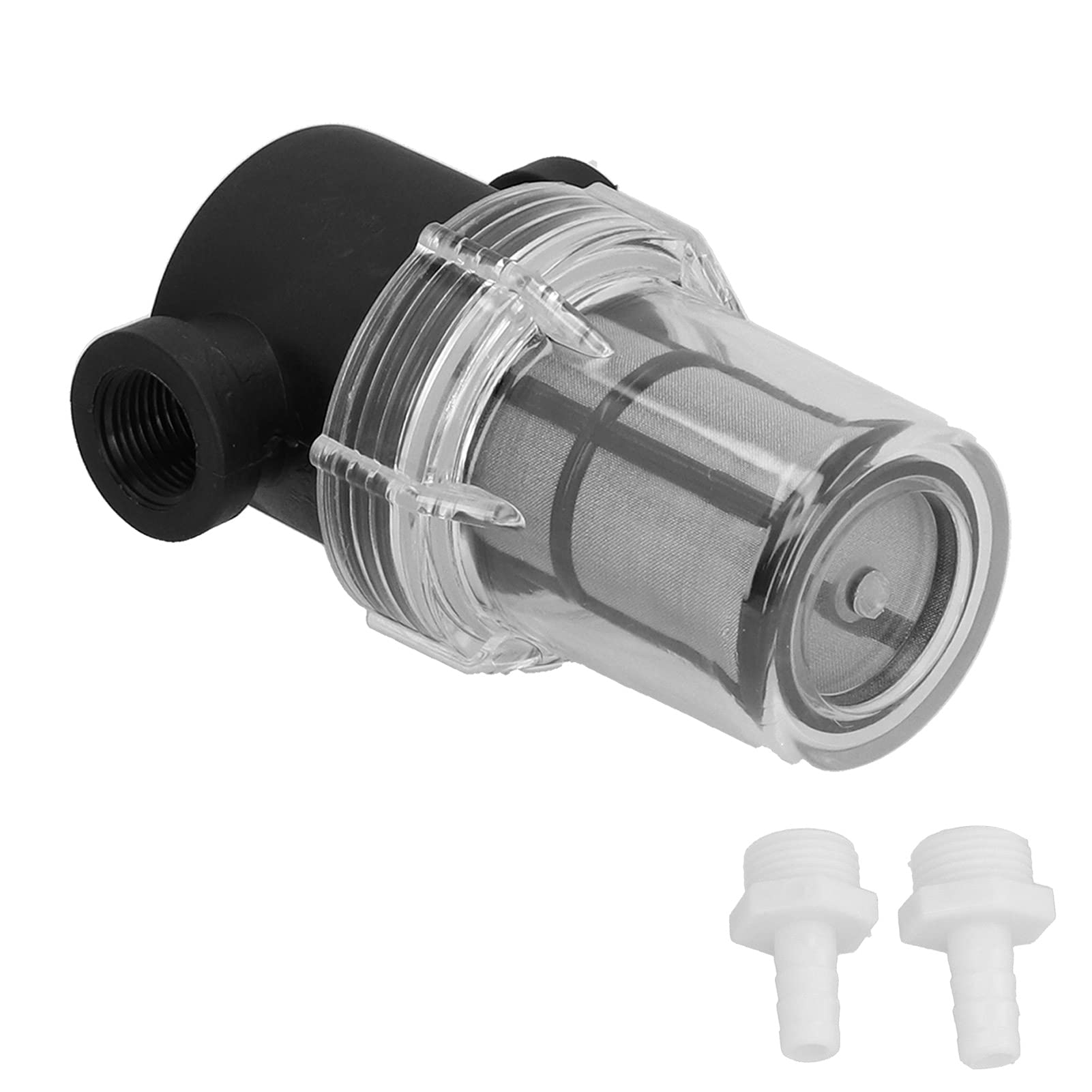 Stainless Steel Dry Filter Improves Beer Clarity and Taste, Fits 3/8in Siphon Tubing, Easy to Use with Racking Siphon, for Large Batches