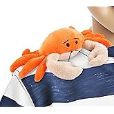 Winltendty Crab Shoulder Plush Toy with Magnet, Sea Animal Stuffed Animals Toy for Kids, Birthday Christmas Thanksgiving Gifts for Boys and Girls Party Decoration