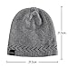 OMECHY Mens Winter Warm Knitting Hats Plain Skull Beanie Cuff Toboggan Knit Cap 4 Colors