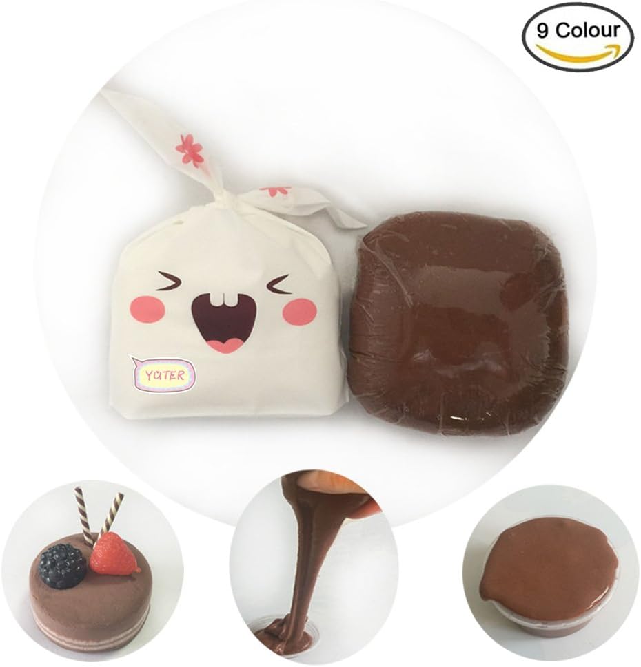 YUTER Soft Clay for Slime, Cake DIY, Air Dry Clay for Arts & Other Handcrafts (Chocolate)