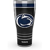 Tervis Traveler Penn State Nittany Lions - Night Game Triple Insulated Tumbler Travel Cup Keeps Drinks Cold & Hot, 30oz, Stainless Steel
