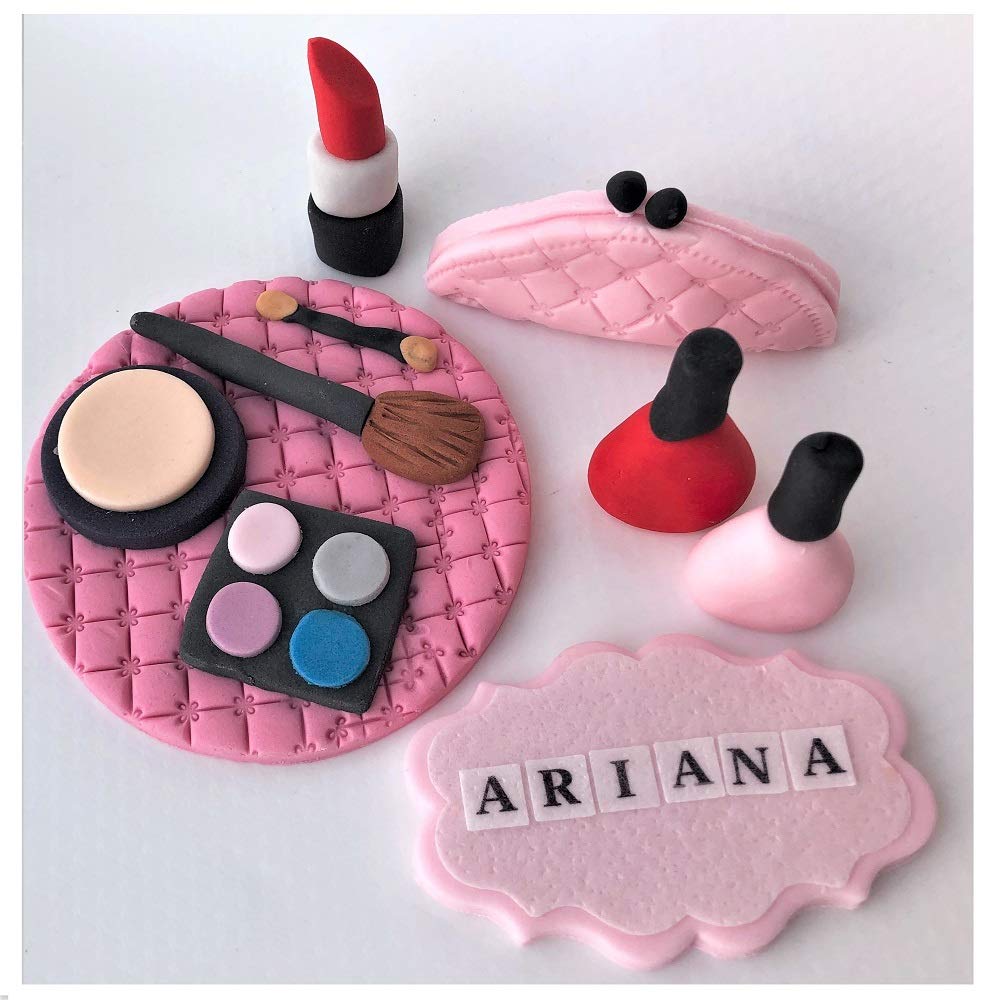 jncakes make up set edible figure set cake toppers edible icing personalised birthday