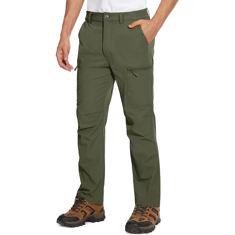 Pantalon De Randonnée Homme Rdruko - Léger, Imperméable, Séchage Rapide, 5 Poches, Taille élastique