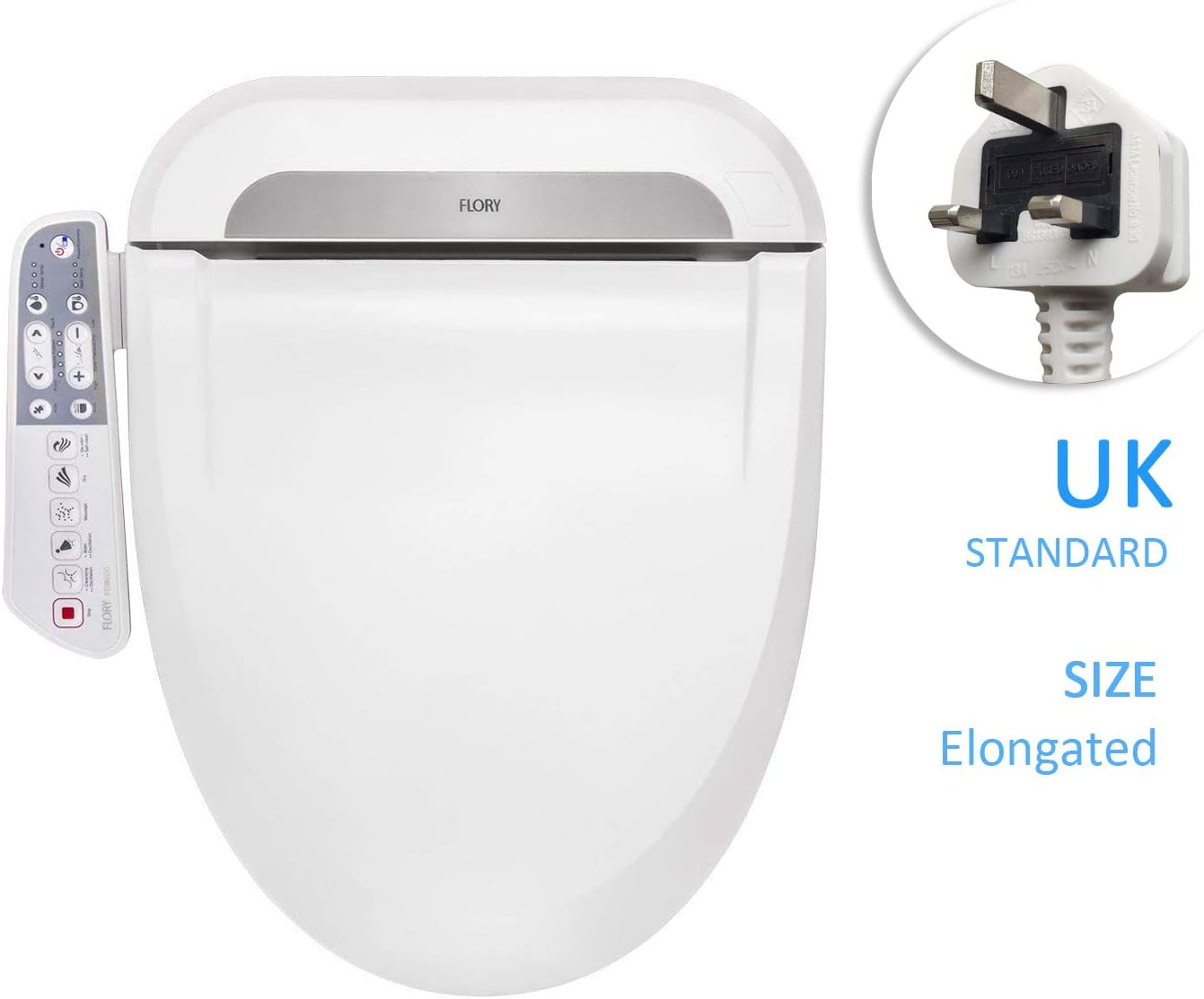 FLORY EU Bidet Electric Digital Intelligent Toilet Seat UKSTANDARD
