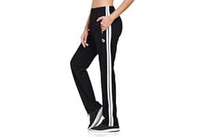 baleaf Women's Track Pants Athletic Jogging Sweatpants Zipper Pockets Warm-Up Sports Running Pants