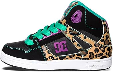 leopard print girls trainers
