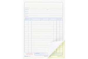 Blueline Sales Orders 50 Carbonless Numbered Duplicates English 5-3/8-Inchx8-Inch (DC21)