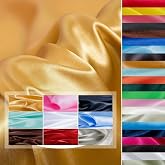 Charmeuse Satin Fabric by The Yard, 60 Inch Wide Satin Fabric Shiny &amp; Soft Cloth Fabric, Silky Satin Fabric for Bridal Dress, Wedding Decorations, Crafts, Sewing, Draping (Navy, 5 Yard pre Cut)