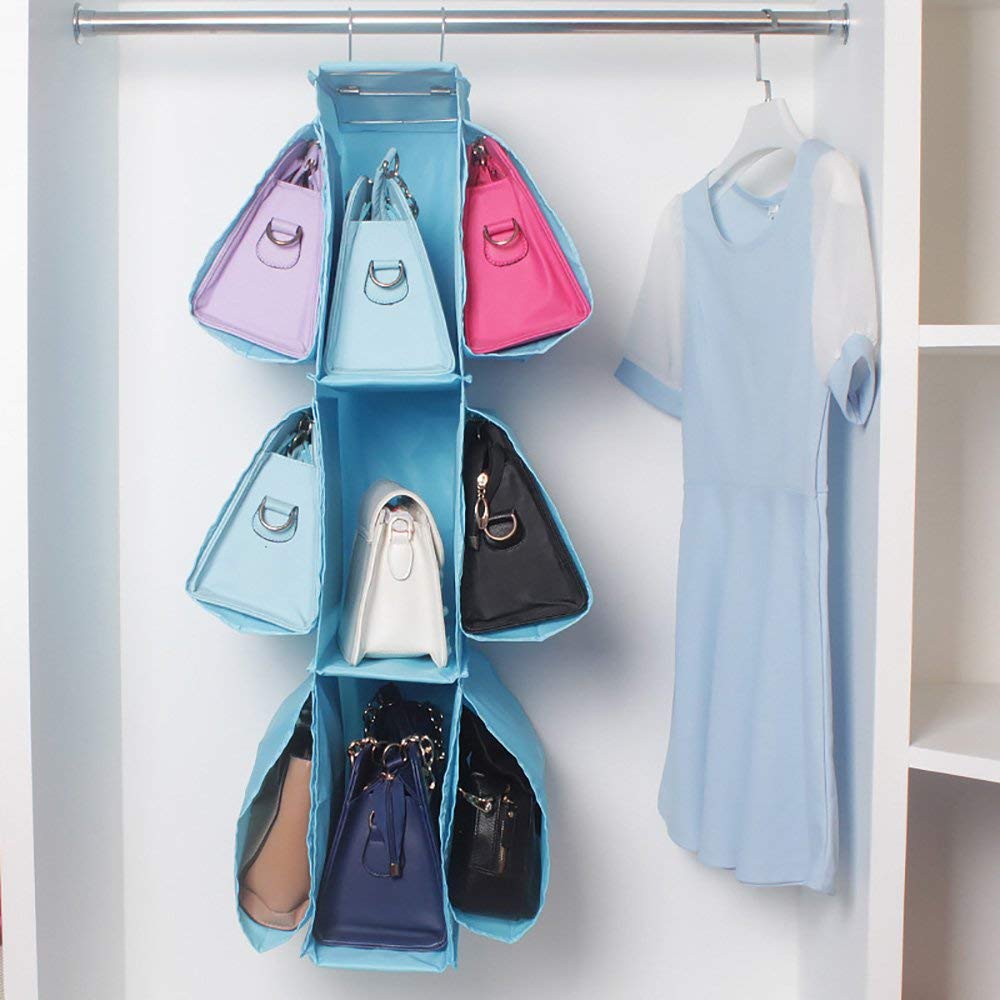 Rangement Et Organisation Systemes De Penderie Voxloud Com Amhuui Suspendus Organisateur De Sac A Main Armoire Penderie Sac De Rangement Transparent Mural Porte Transparente Sac De Chaussures Avec 6 Pochette De Suspension Grey