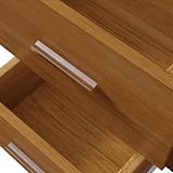 Panana Modern 2 Door 2 Drawer Wardrobe Oak Effect 77x50x180cm view 6