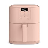 bella 6 Qt Slim Air Fryer, Fits-anywhere™ Kitchenware, EverGood™ Ceramic Nonstick Coating, Adjustable Temperature, 6 Preset Cooking Options, 60 Min Auto Shutoff w Audible Tone, 5lb Capacity, Blossom