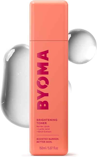 BYOMA Brightening Toner 150ml Deep Clean Pores Improve Tone Texture Lactic Acid