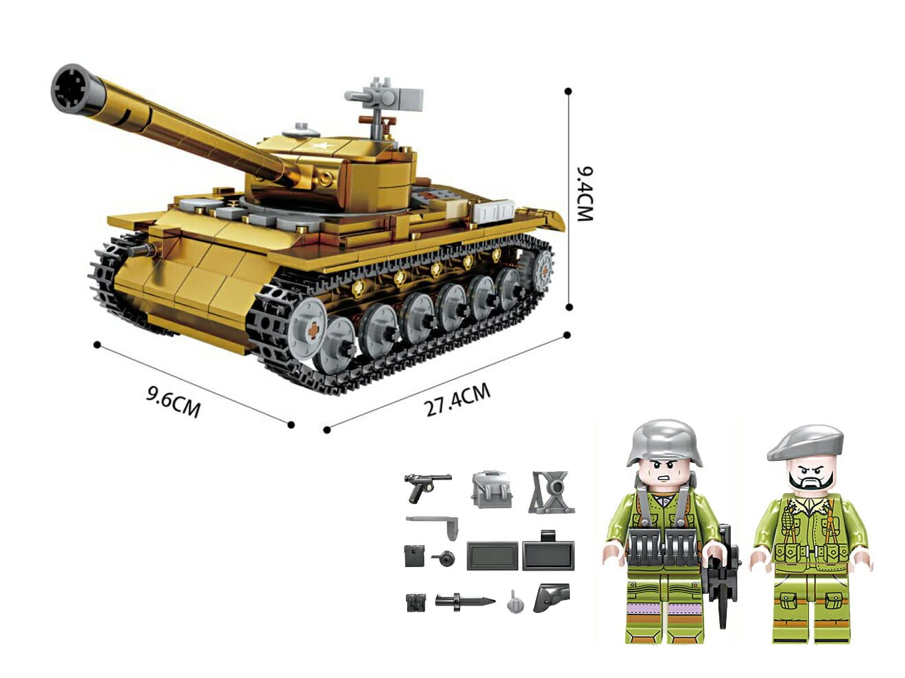 Mua AFM World Tank Series US Military M26 Pershing Heavy Tank 567Blocks ...