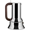 Alessi 9090/1 - Design Stovetop Espresso Coffee Maker, 18/10 Stainless Steel, Mirror Polished, 1 cup