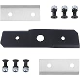 Greatshow 2-742-0544 &amp; 1-742-0571&amp;2-781-0490 Fits Craftsman Troy-Bilt MTD Shredder Chipper Blade Kit