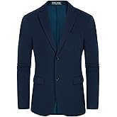 PJ PAUL JONES Men's Herringbone Blazer Jacket Lightweight Casual Knit Sport Coat
