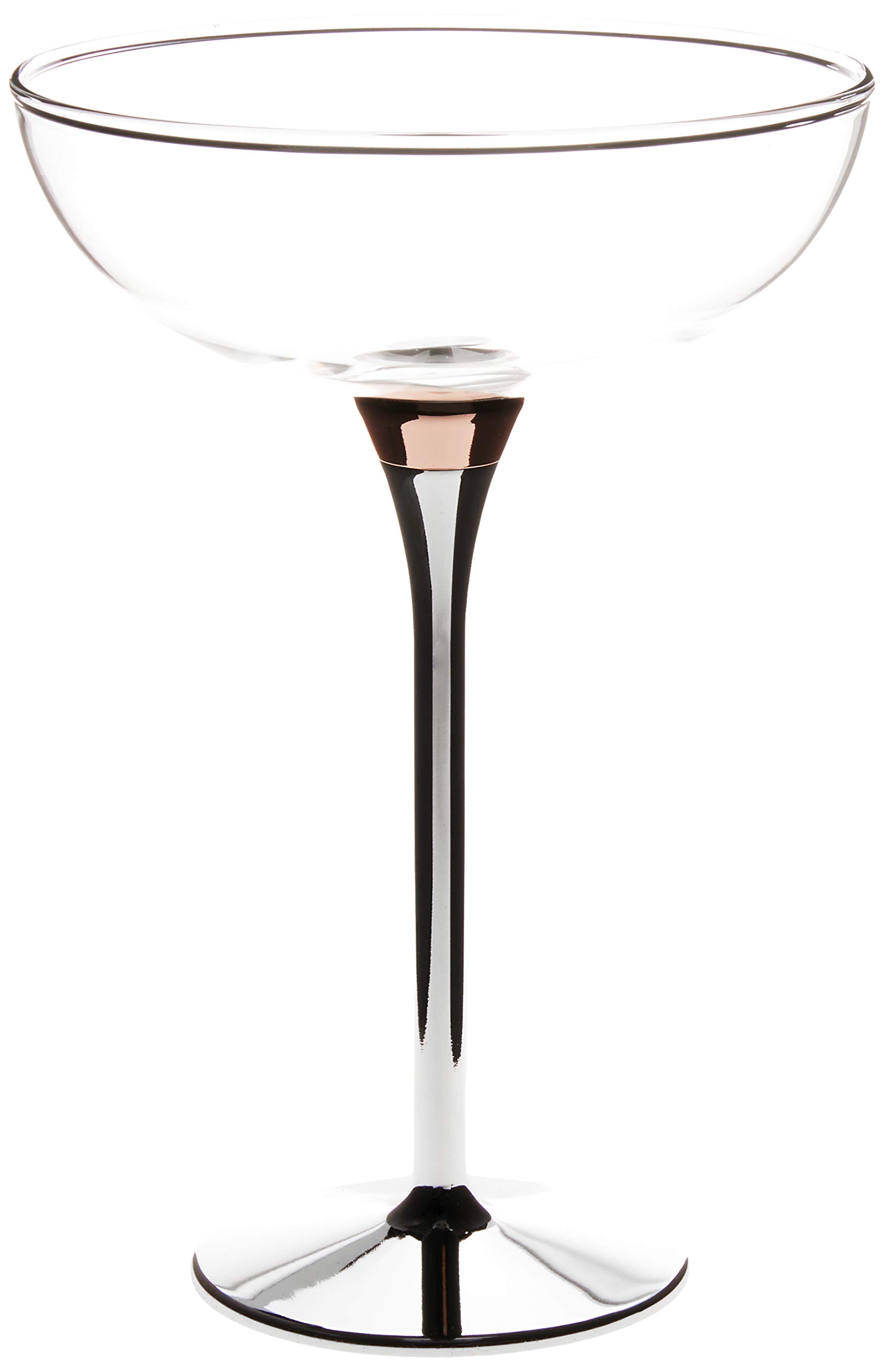 Kate Spade Rosy Glow 2-Piece Champagne Saucer Set, 1.40 LB, Clear