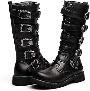 Martin para Hombre Moda Británica Hebilla De Cinturón Cuero Genuino