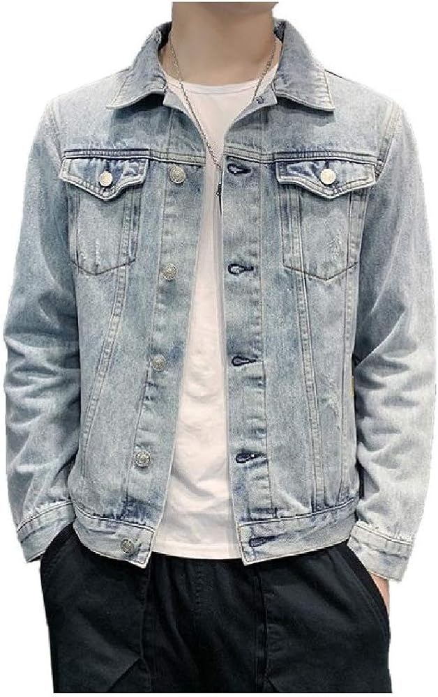 faded blue jean jacket