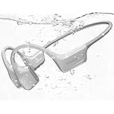 DOOGEE BoneAir Swim Conduction Headphones, Open-Ear Bluetooth Wireless Sport Earphones for Running, Swimming & Sports, Workouts - Sweat Resistant, IP68 Waterproof, Secure Comfortable Fit（Light Gray）