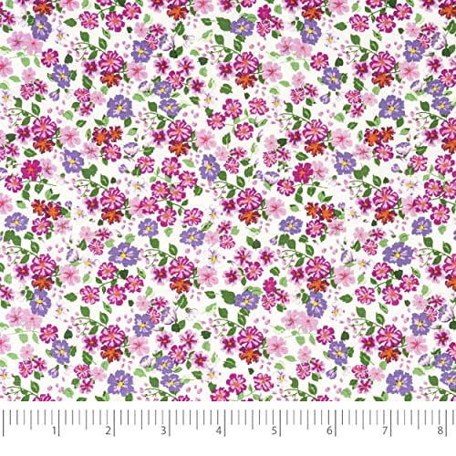 Singer, 100% Cotton Print, 44 Inch Wide, Quilt and Craft Fabric for Sewing, Pac…