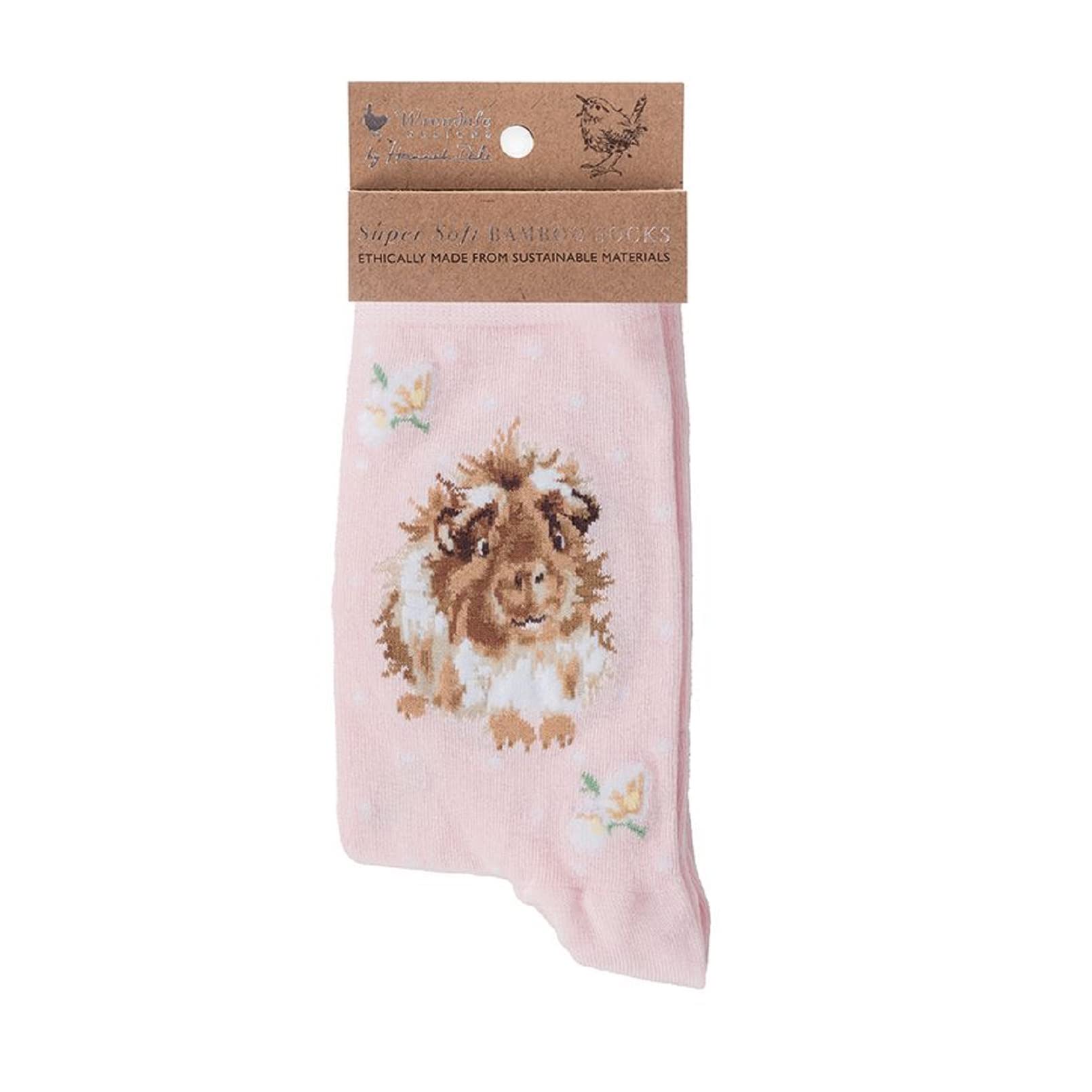 Wrendale Designs - 'Grinny Pig' Socks