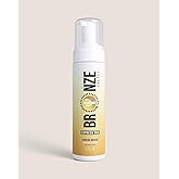 Bronze Cactus Express Self Tanning Mousse – Hyaluronic Acid, Fragrance-Free | Fast Bronzed Glow in 1-4 Hours for Face & Body | Lightweight, Non-Sticky, Suitable All Skin Types | 6.7 fl oz