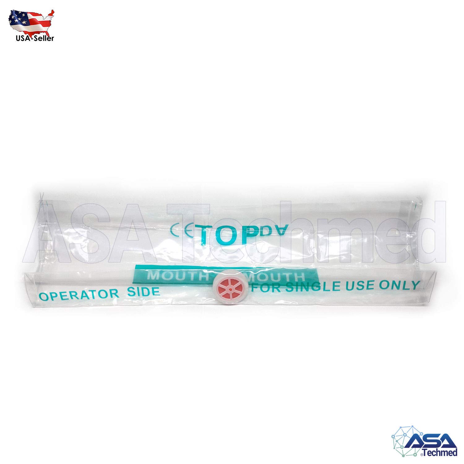 ASA Techmed 100 Pack CPR Face Shield Mask Key Chain Emergency Kit CPR Face Shields for First Aid + CPR Training: Industrial & Scientific