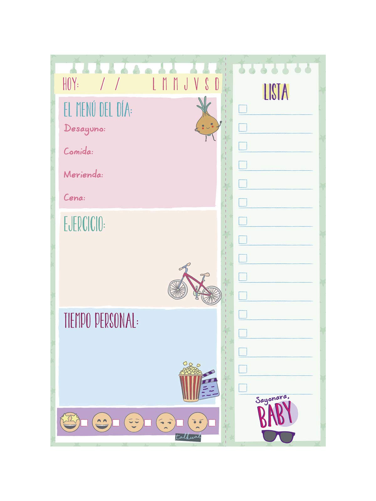 Finocam – Talkual Daily Planner Personal Spanish