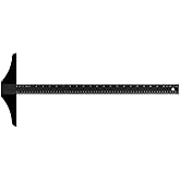 Alumicolor 2133-9 24-inch Standard Aluminum T-Square for Art Framing & Drafting, Black