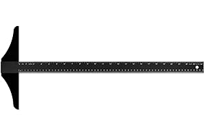 Alumicolor 2133-9 24-inch Standard Aluminum T-Square for Art Framing & Drafting, Black