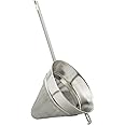 HIC Kitchen Chinois Fine-Mesh Cone-Shaped Sieve, 18/8 Stainless Steel, 7-Inch Diameter