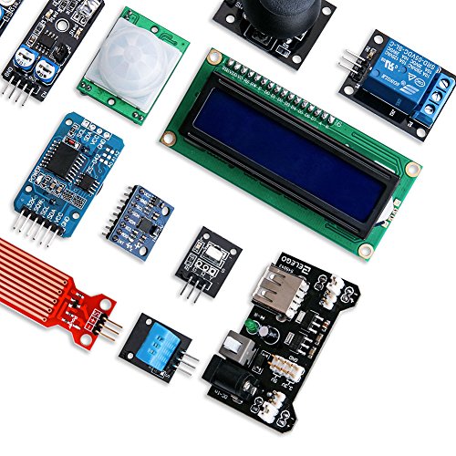 Elegoo Upgraded 37 in 1 Sensor Modules Kit with Tutorial for Arduino UNO R3 MEGA 2560 Nano 2016 new version