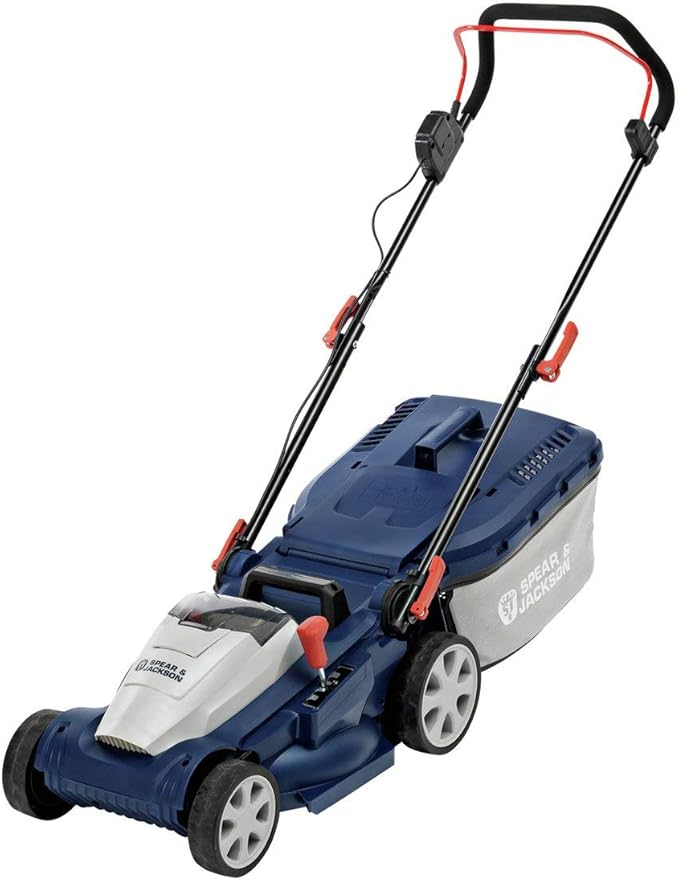 Spear & Jackson 34cm Cordless Rotary Lawnmower 24V Amazon.co.uk